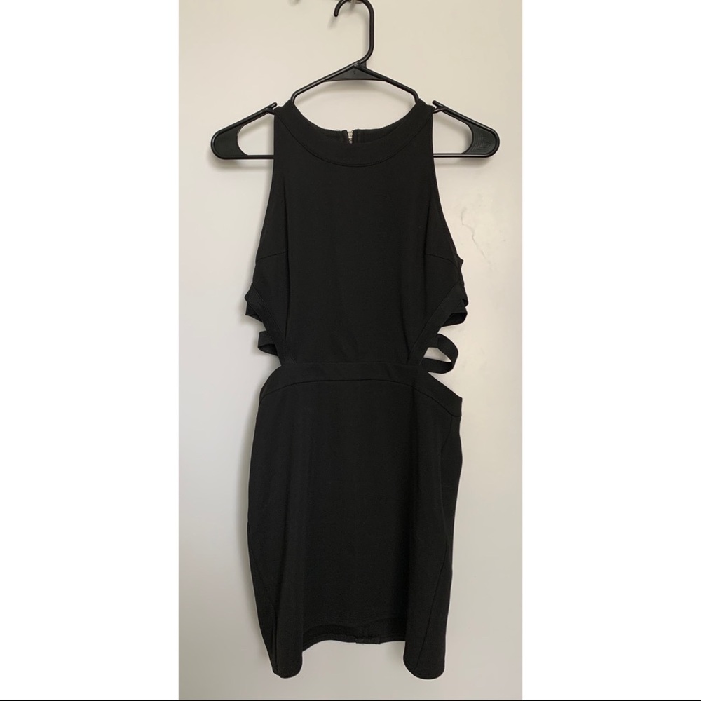 Topshop Black Bodycon Dress US size 6